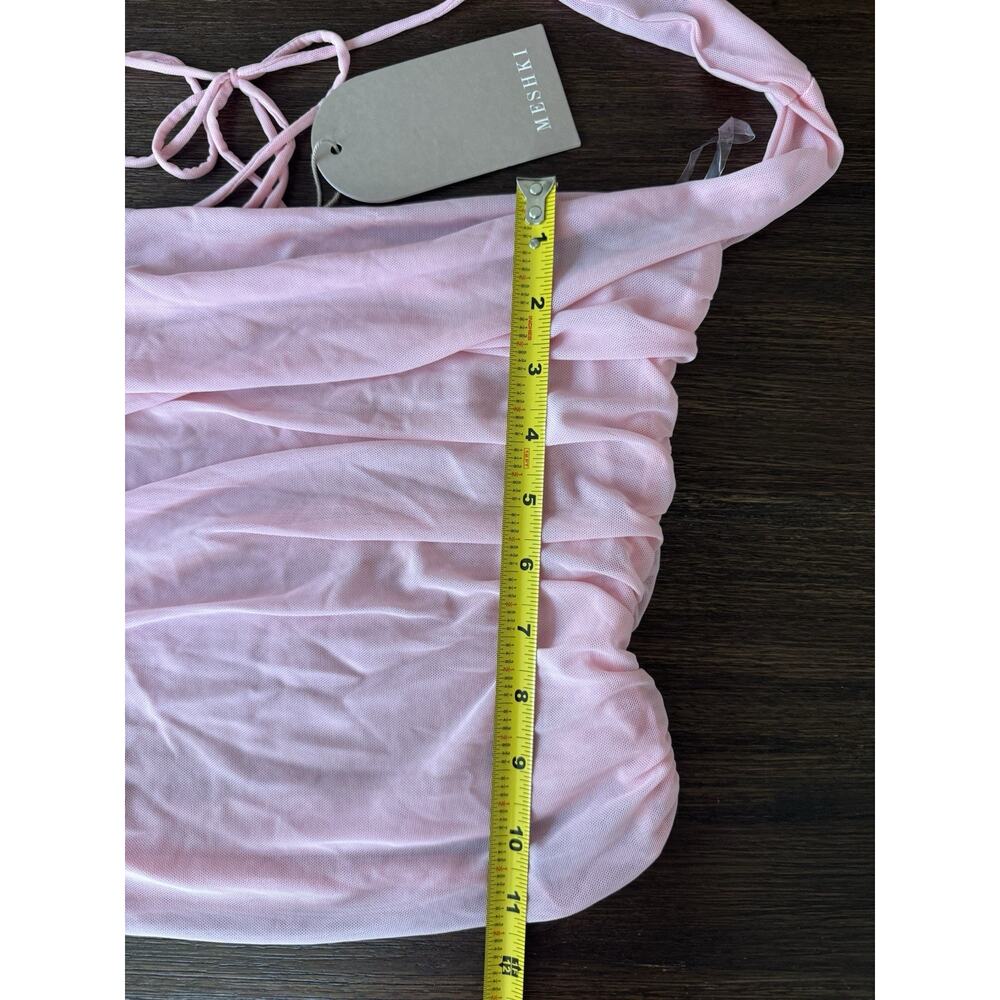 Meshki Candy Pink Crop Top Women’s Medium Brooklyn NWT - Picture 9 of 11